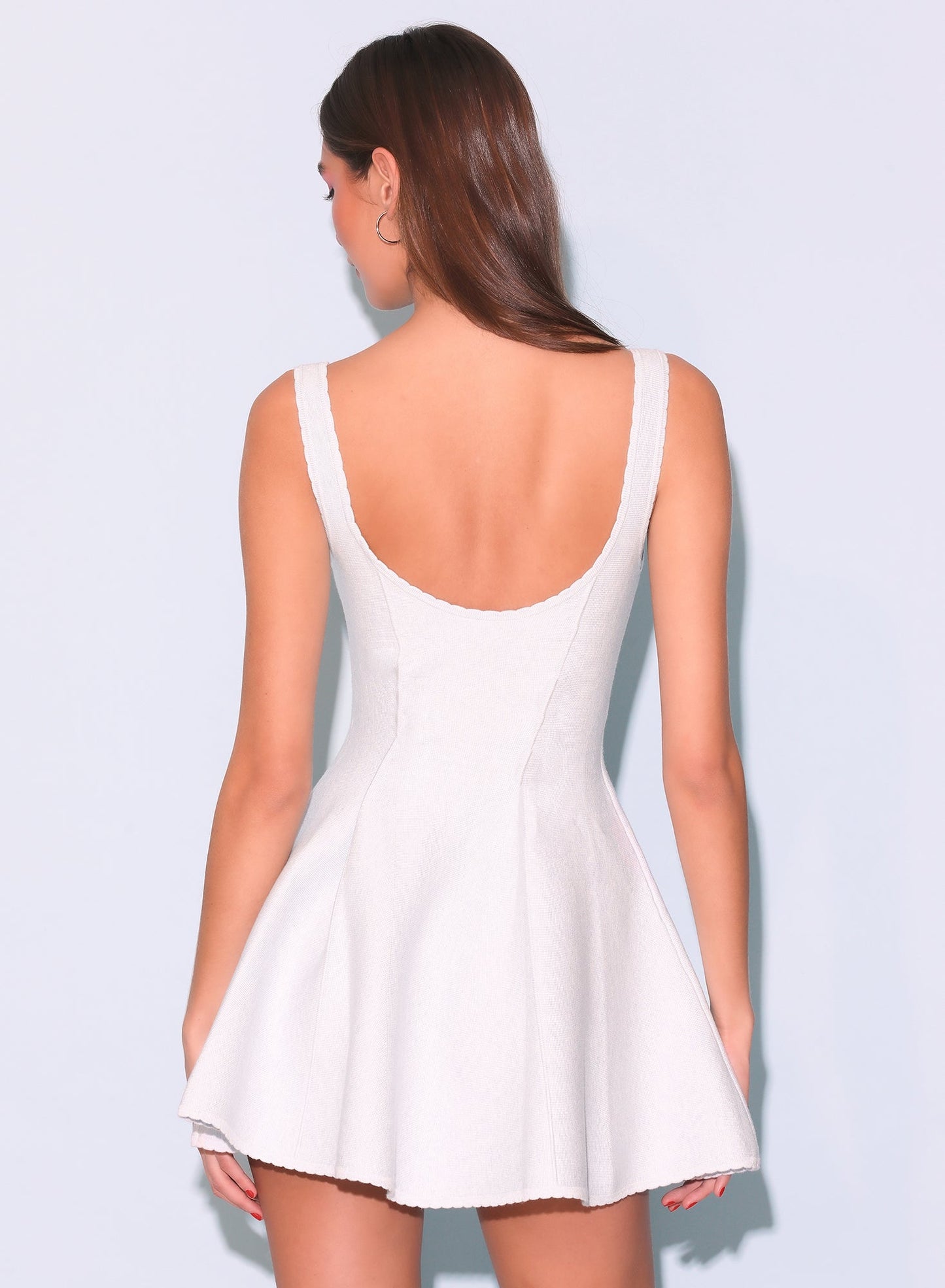 Flirty Brigette Ivory Dress