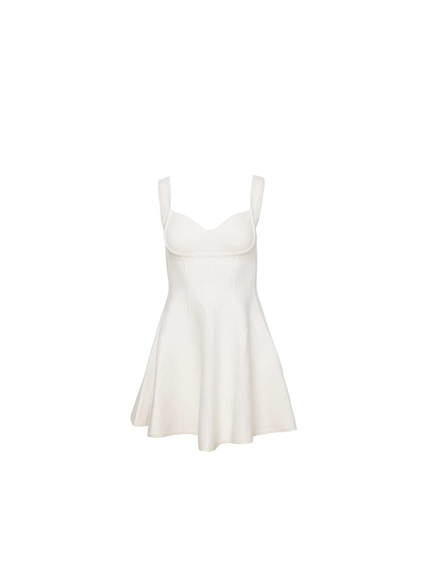 Flirty Brigette Ivory Dress