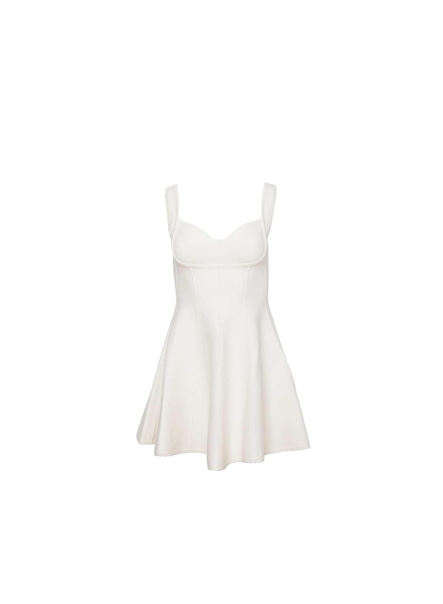 Flirty Brigette Ivory Dress