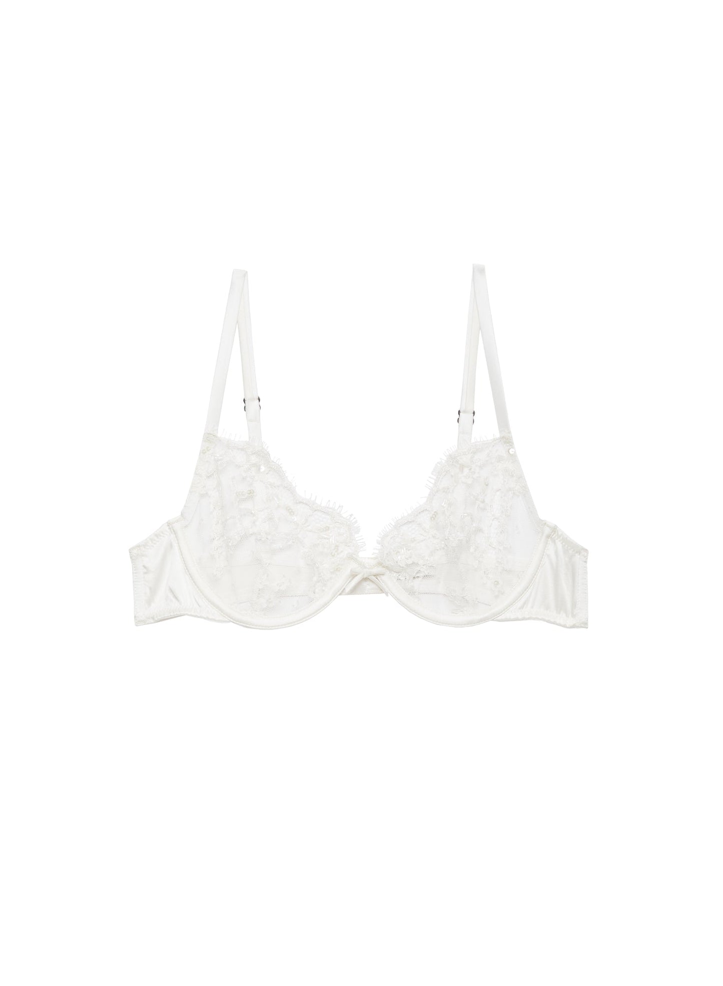 Daphne Lace Demi Bra Ivory