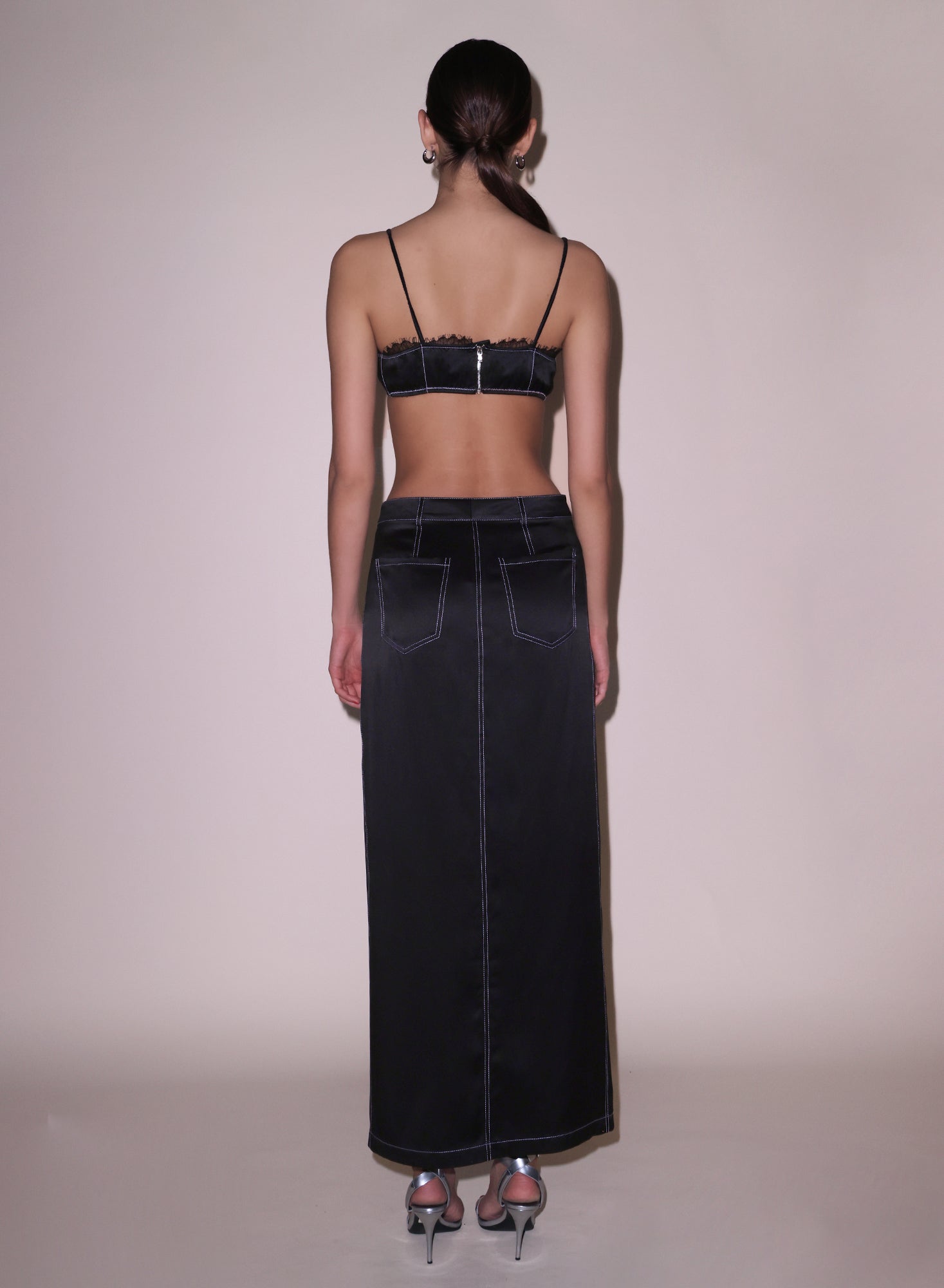 Luxury Silk Maxi Skirt