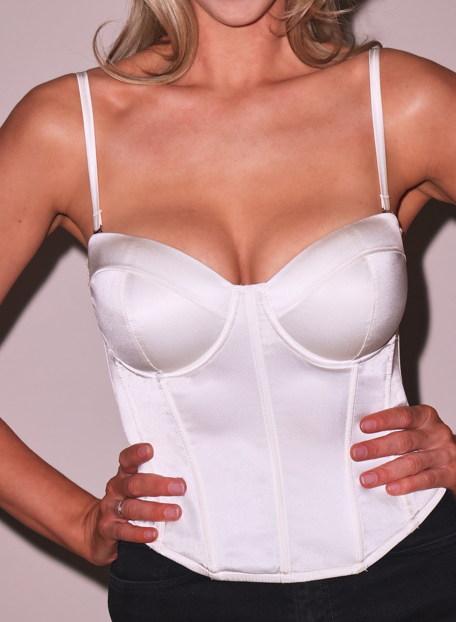 Ivory Hamptons Bustier Lingerie