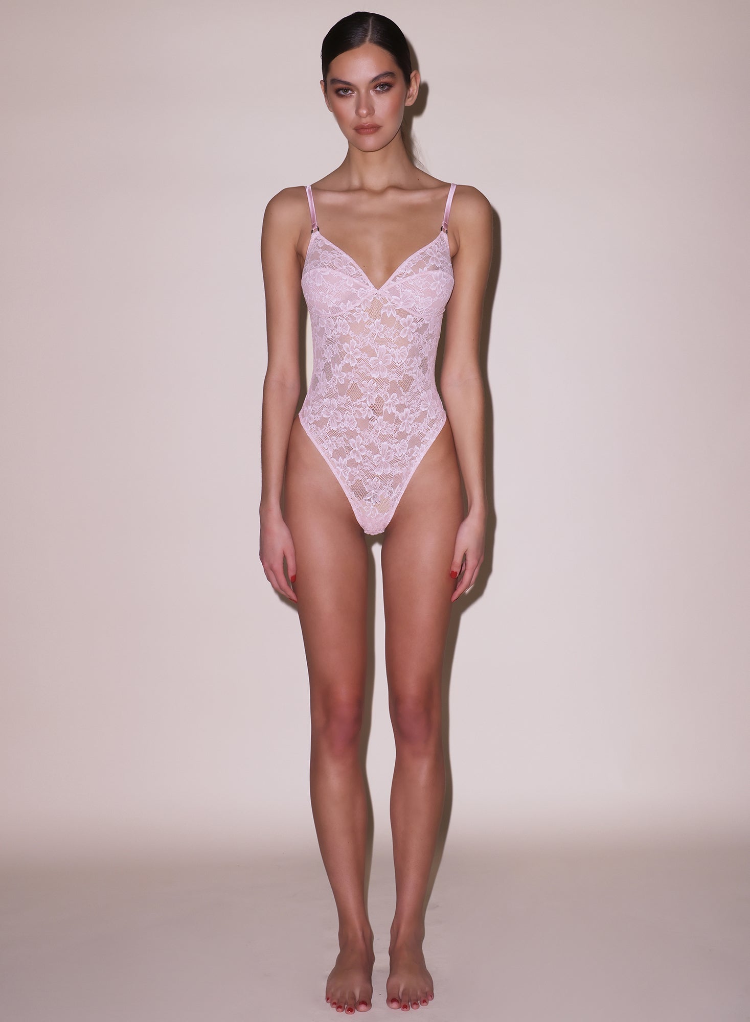 Le Stretch Lace Bodysuit