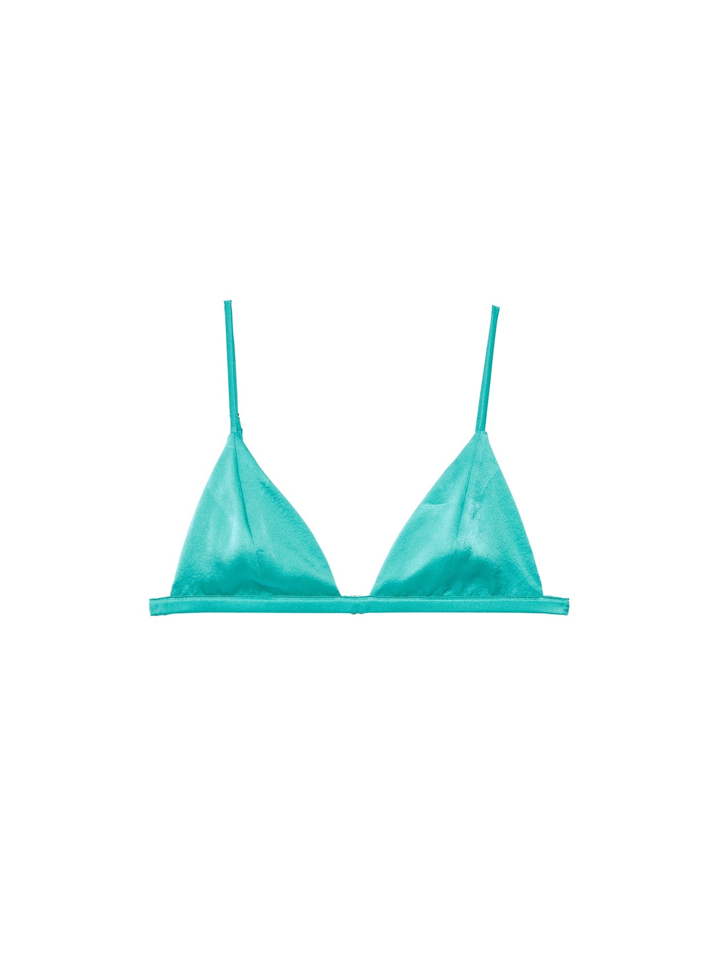 Luxe Triangle Silk Bra