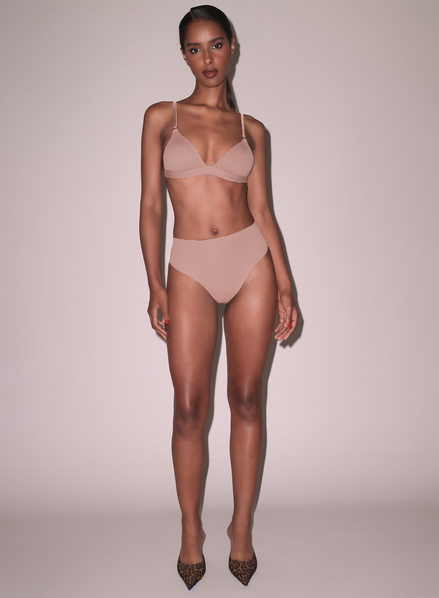 Tan Le Stretch Micro Triangle Bra