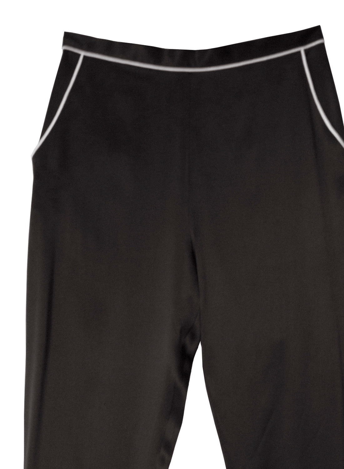 Silk Pajama Pant Black