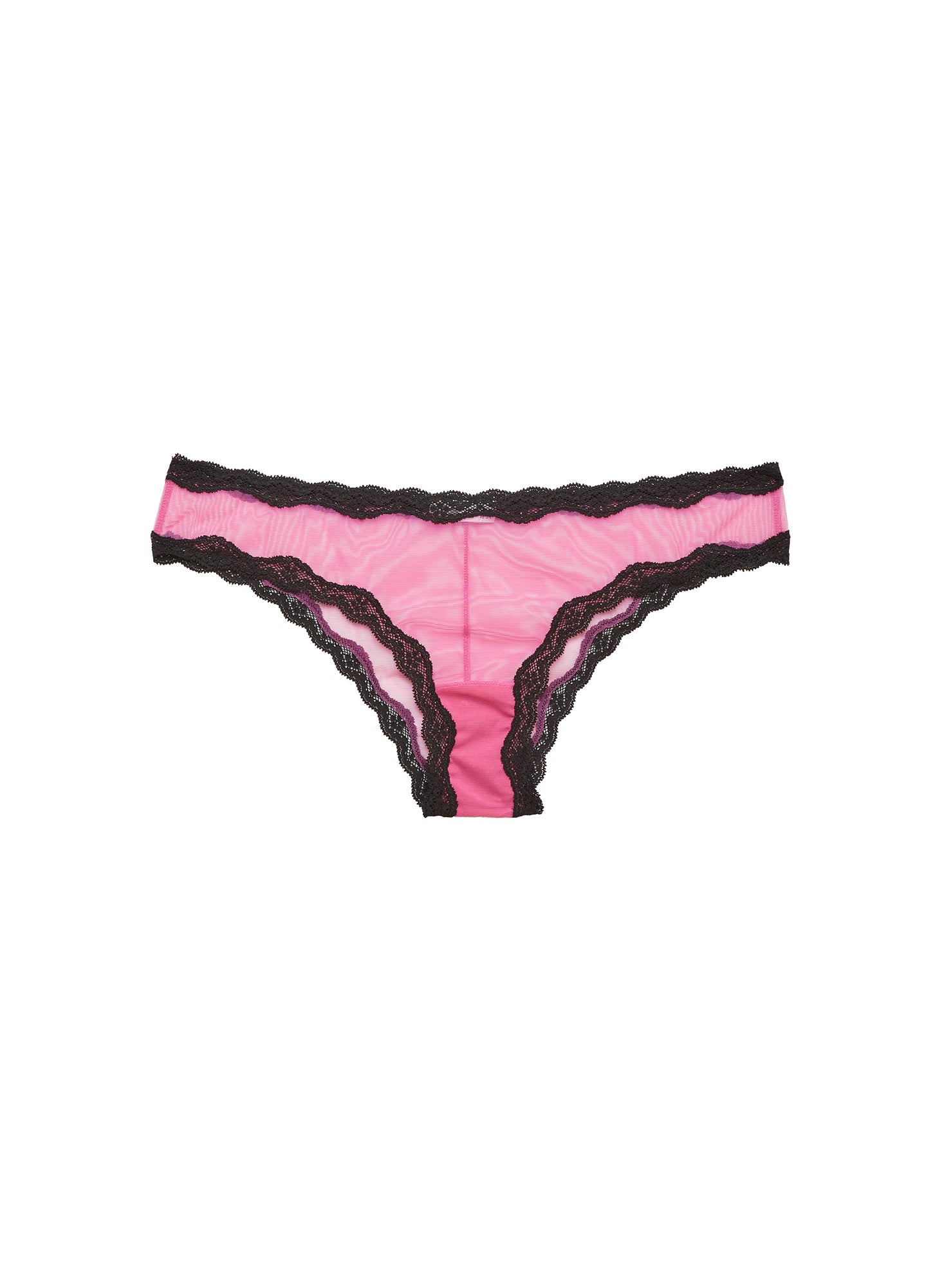 Sheer Tulle Cheeky Pretty Pink Bikini