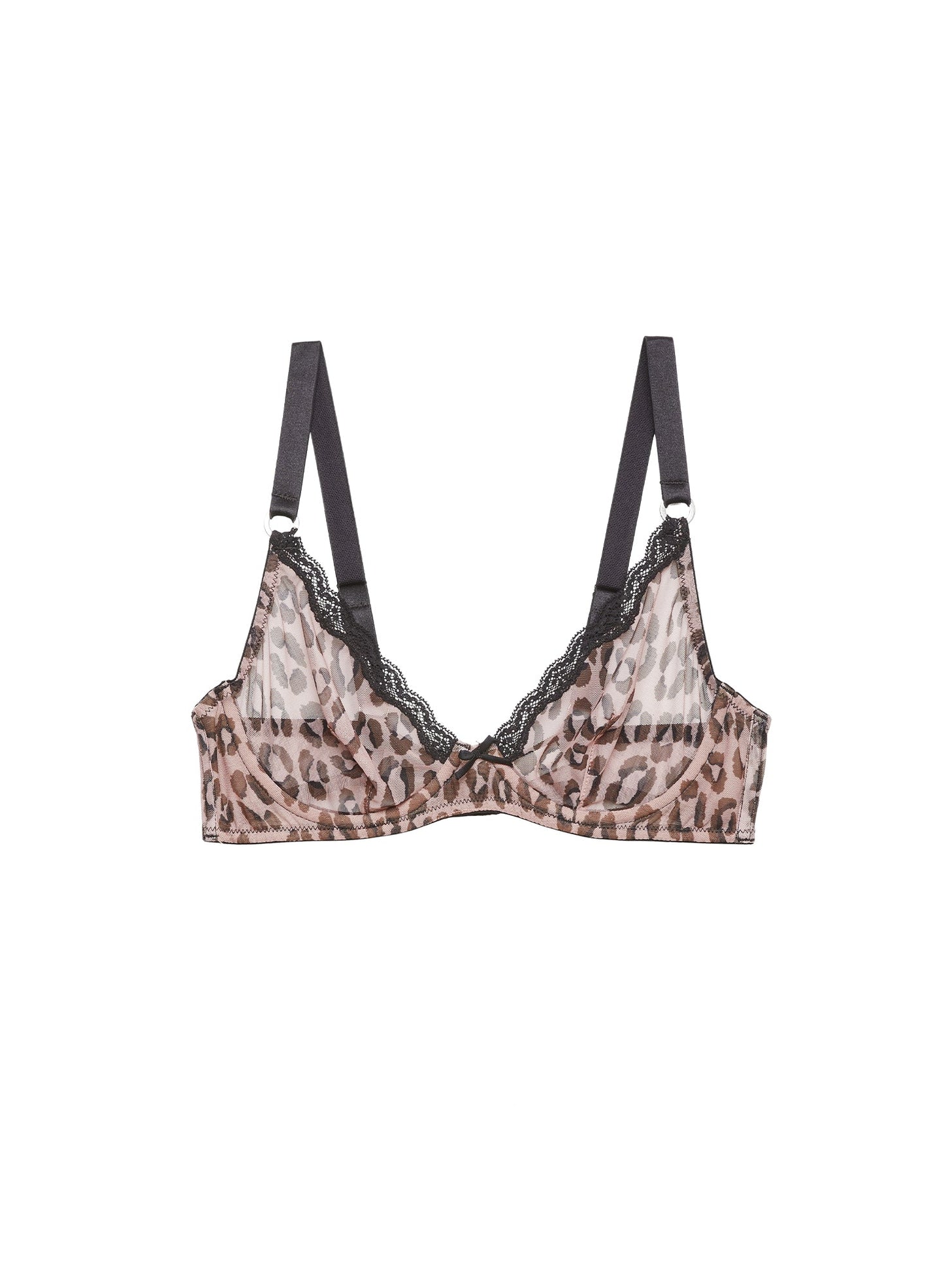 Leopard Print Demi Bra