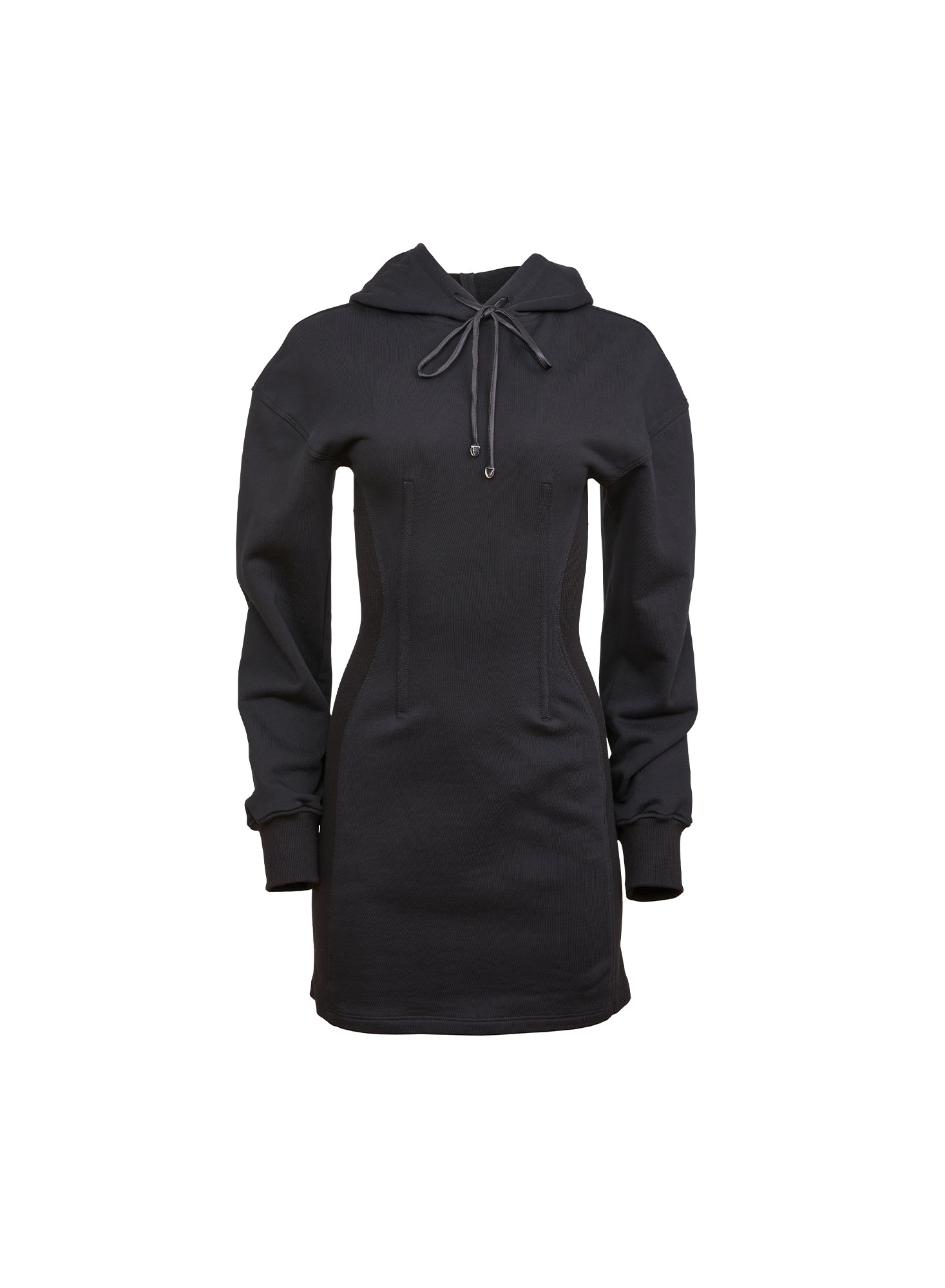 Hoodie Corset Dress Black