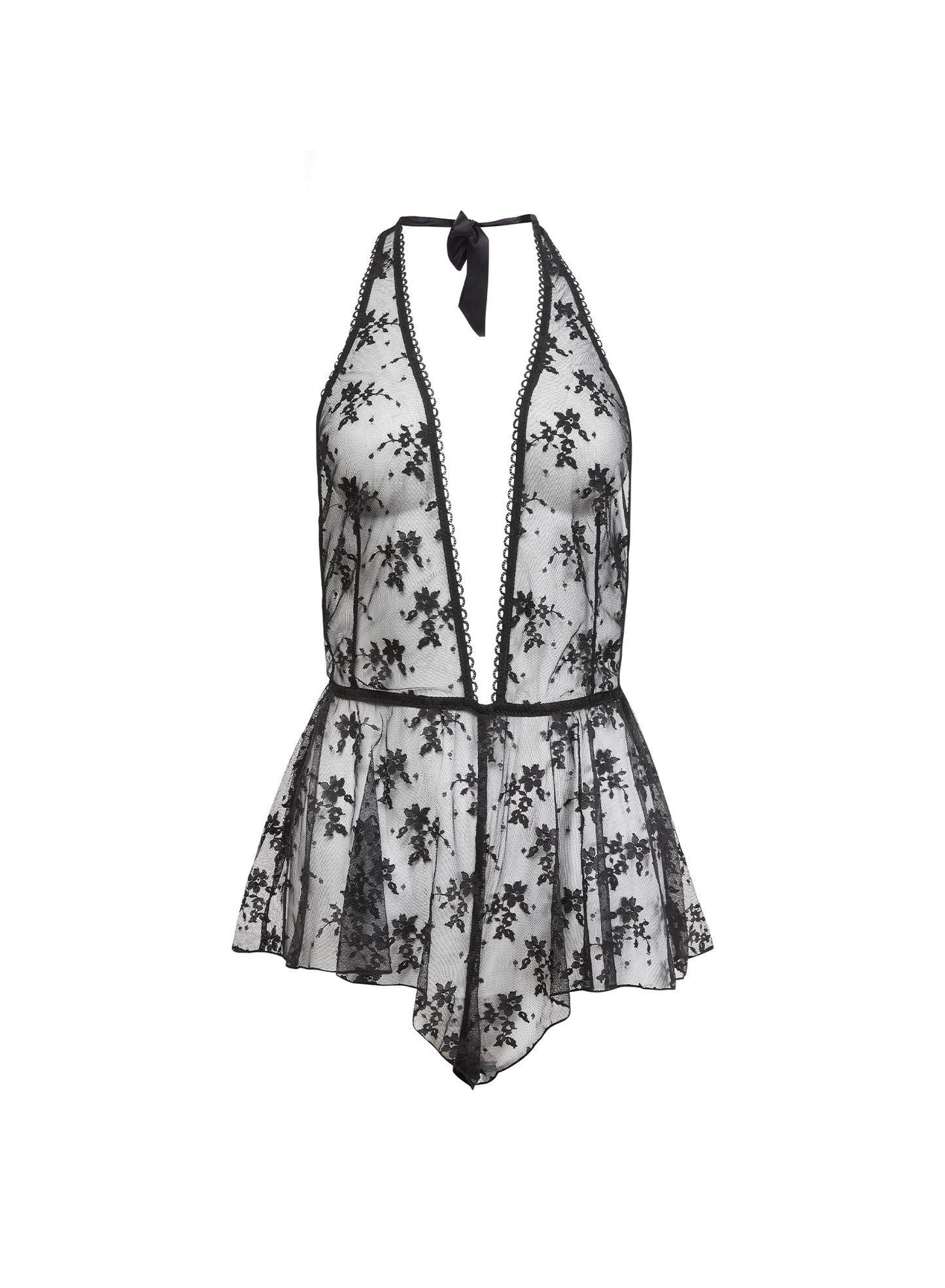 Untie Me Black Playsuit