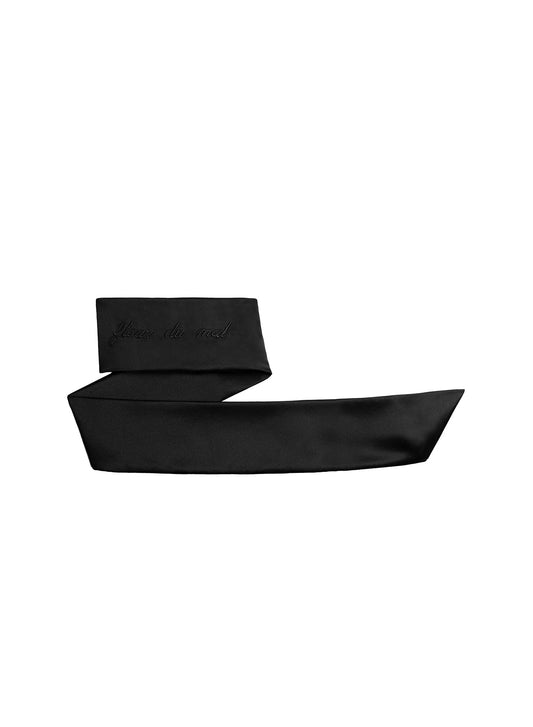 Silk Blindfold Black