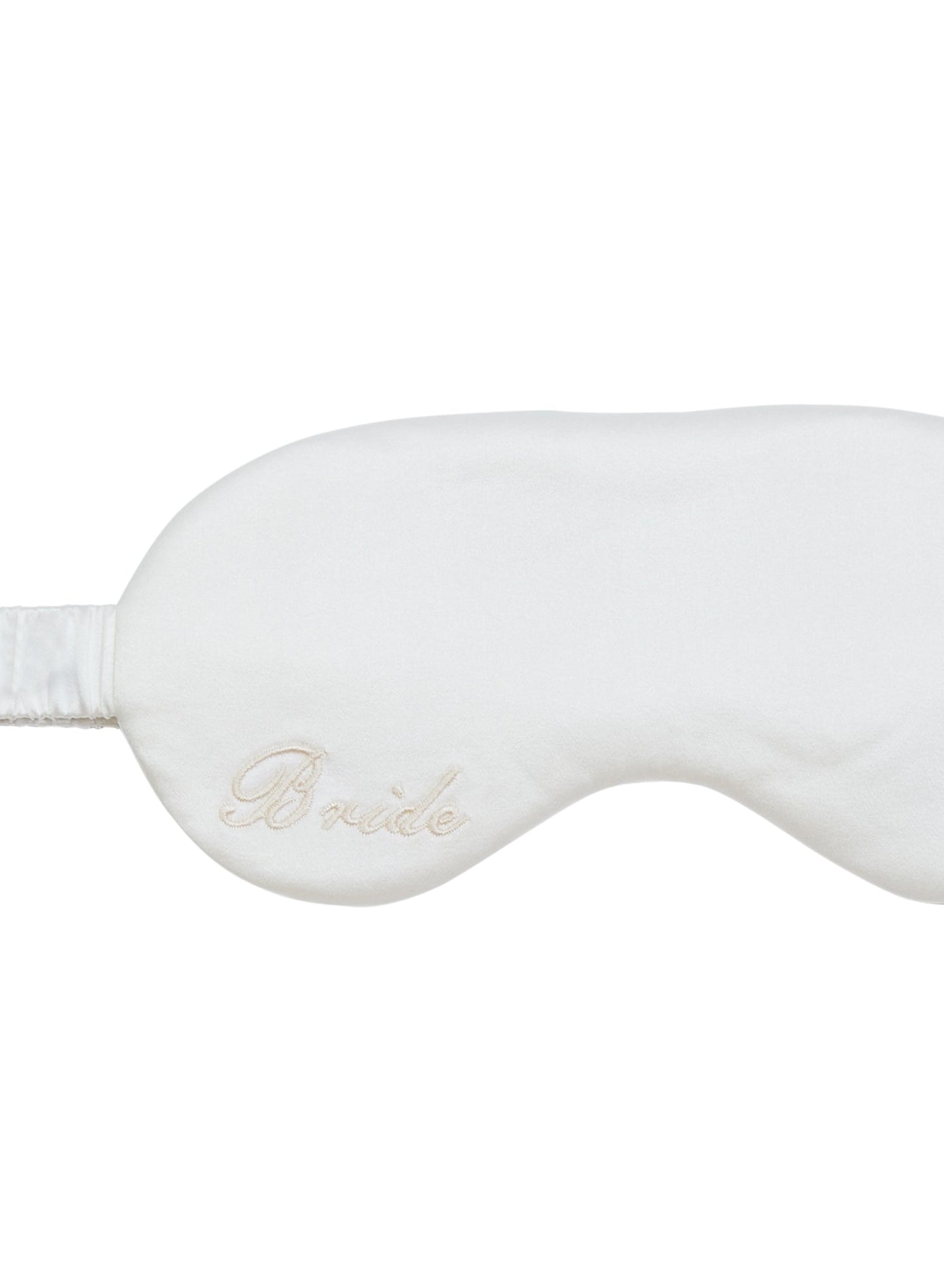 Bridal Silk Eye Mask Ivory