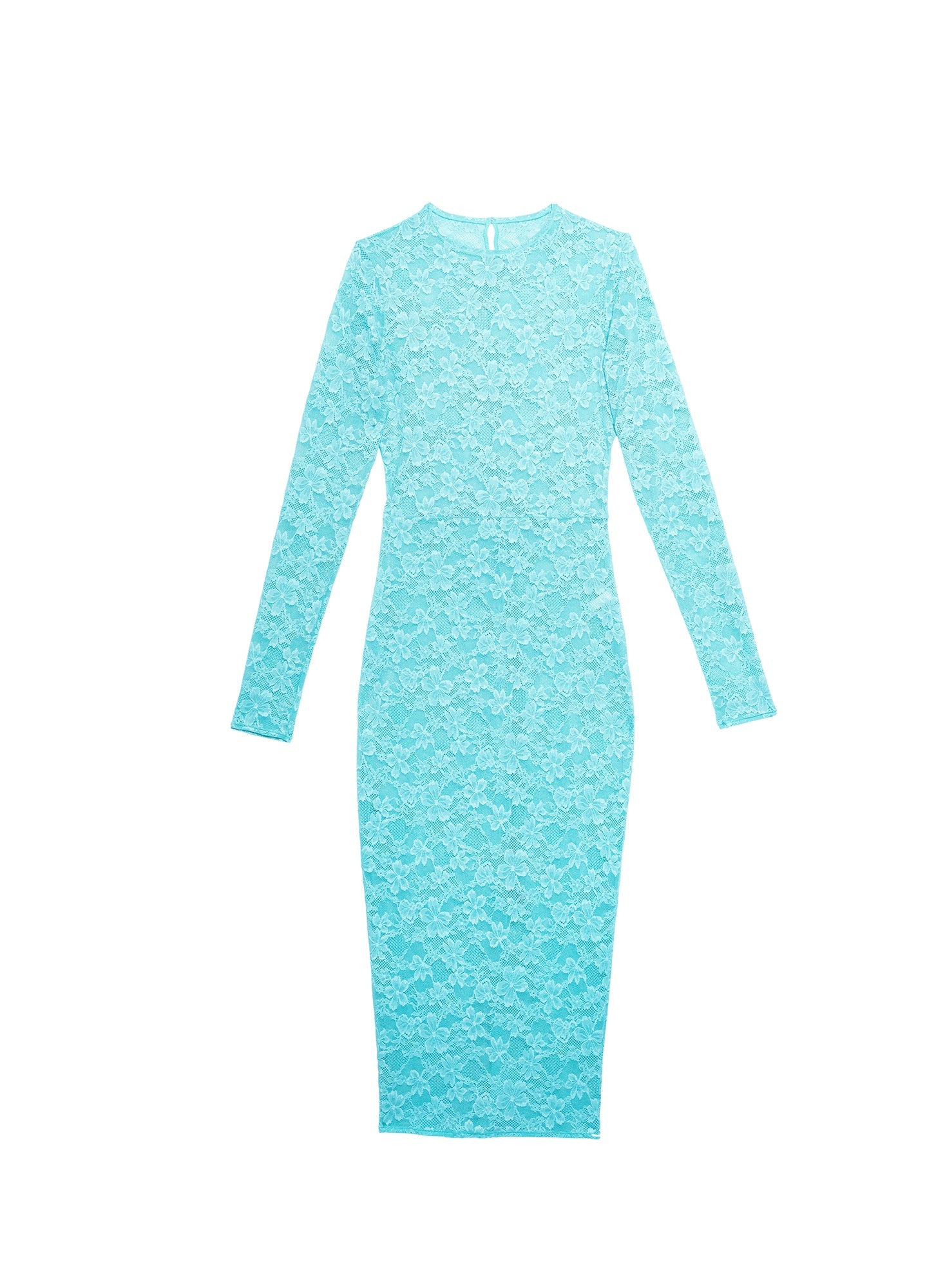 Le Stretch Lace Long Sleeve Dress