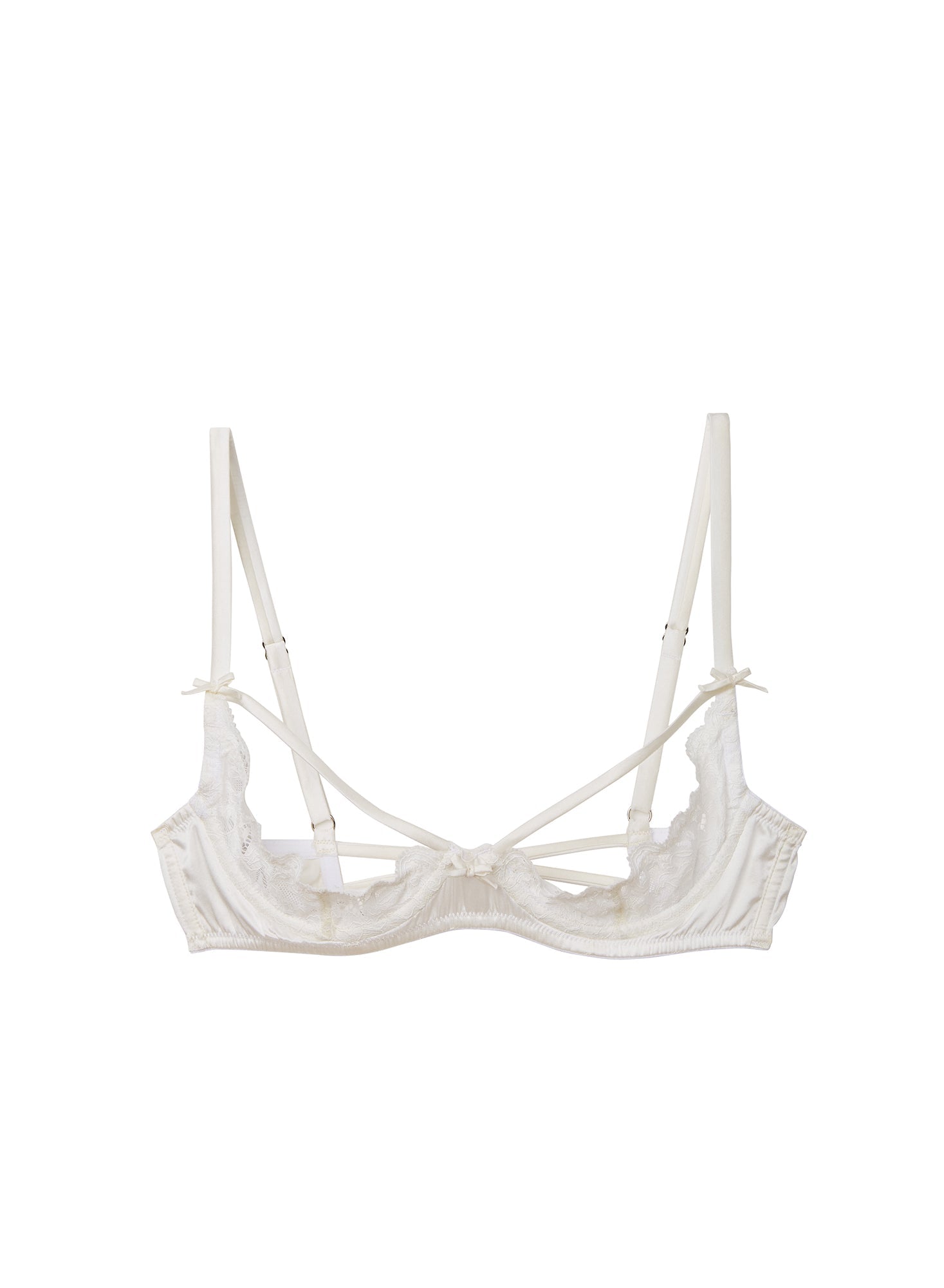 Women's Peekaboo Ivory Bra