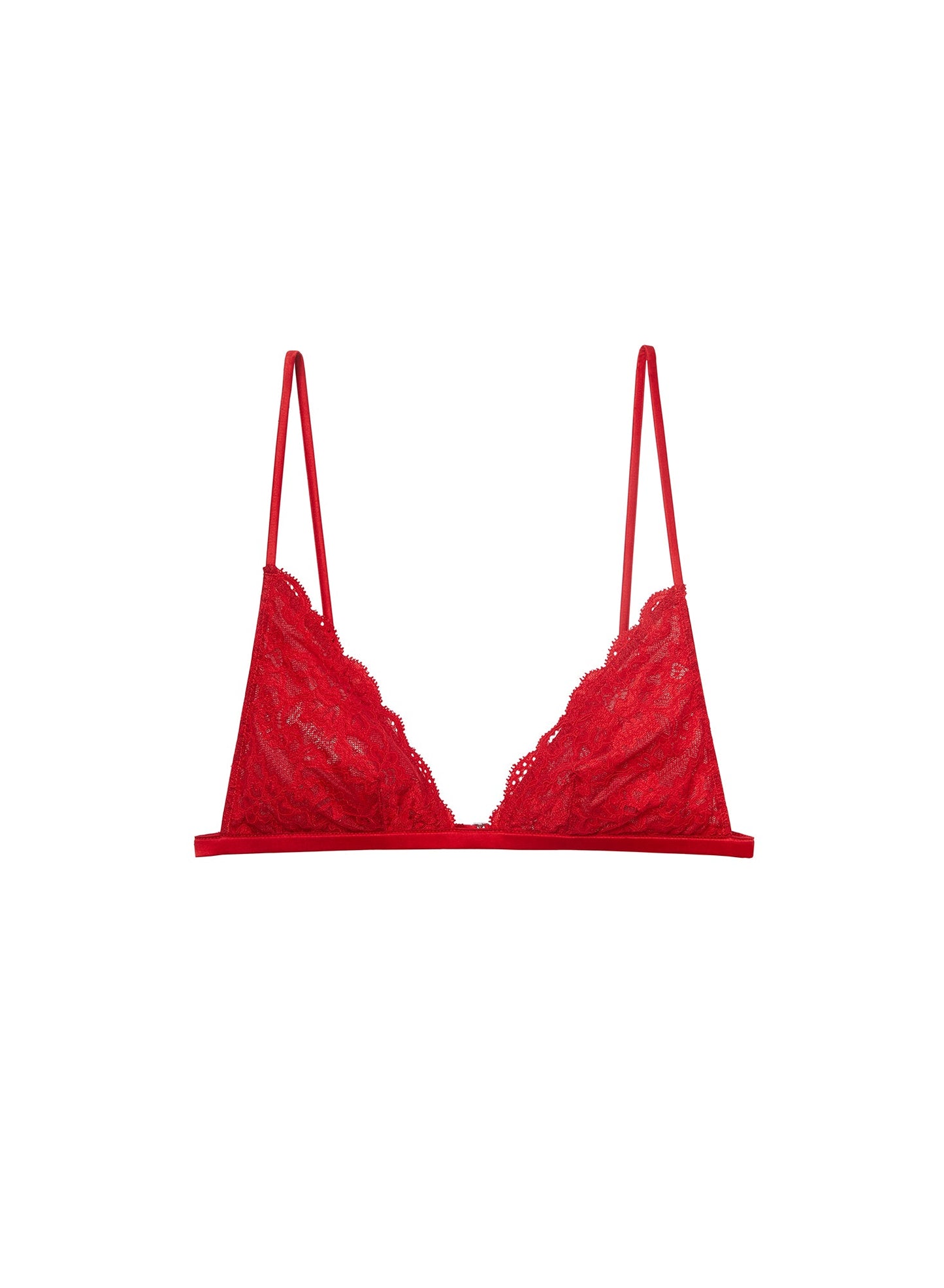 Sexy Rouge Triangle Bra