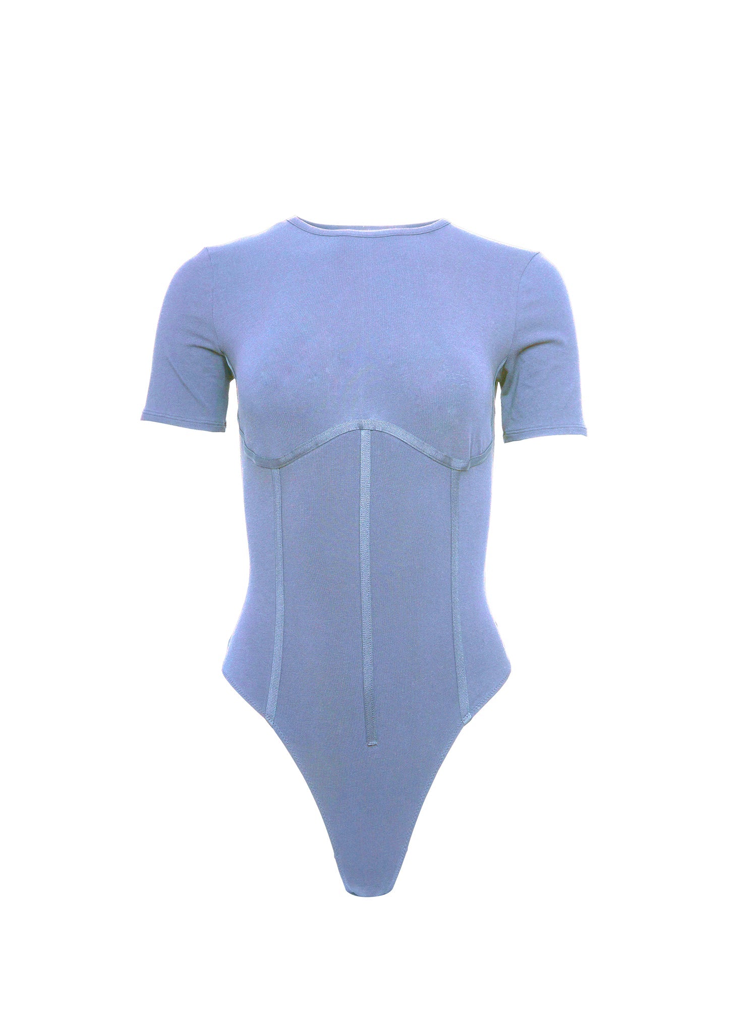 Denim Blue Organic Cotton Bodysuit