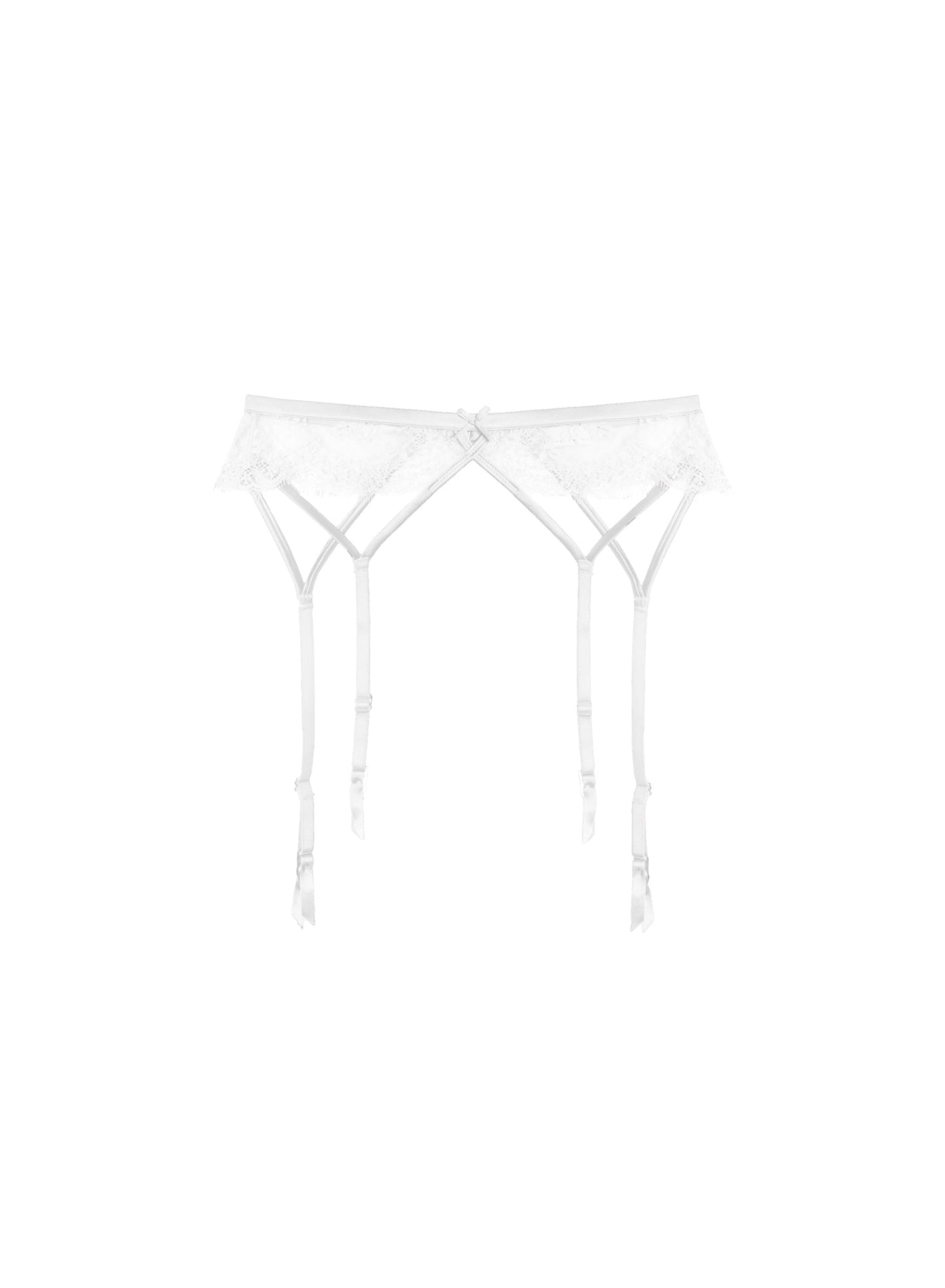 Ivory Lace Garter Belt