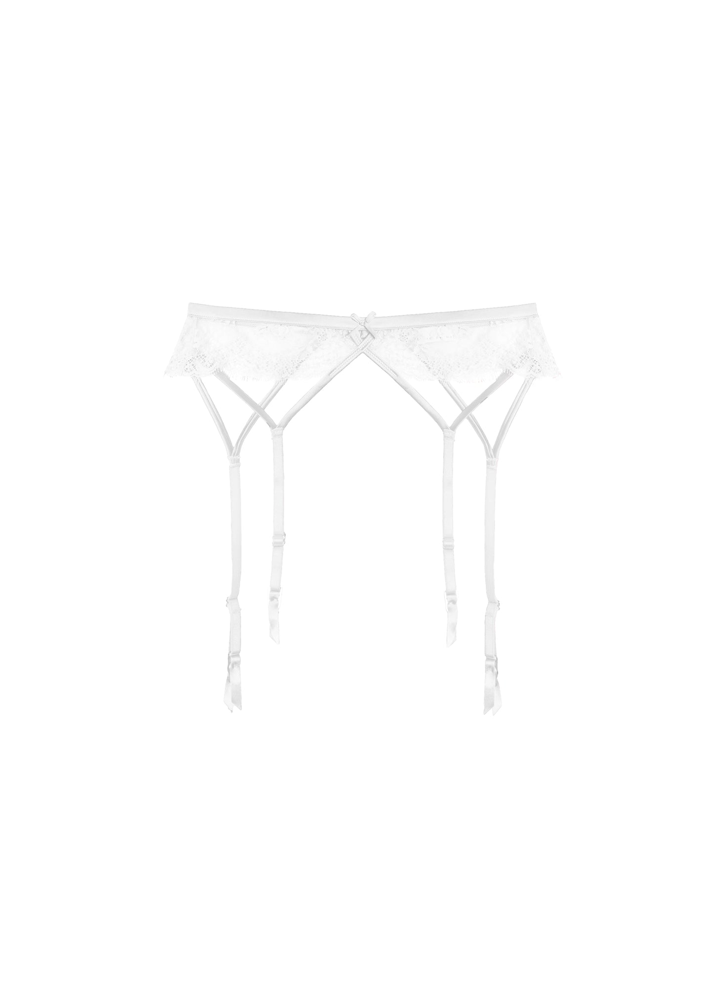 Ivory Lace Garter Belt