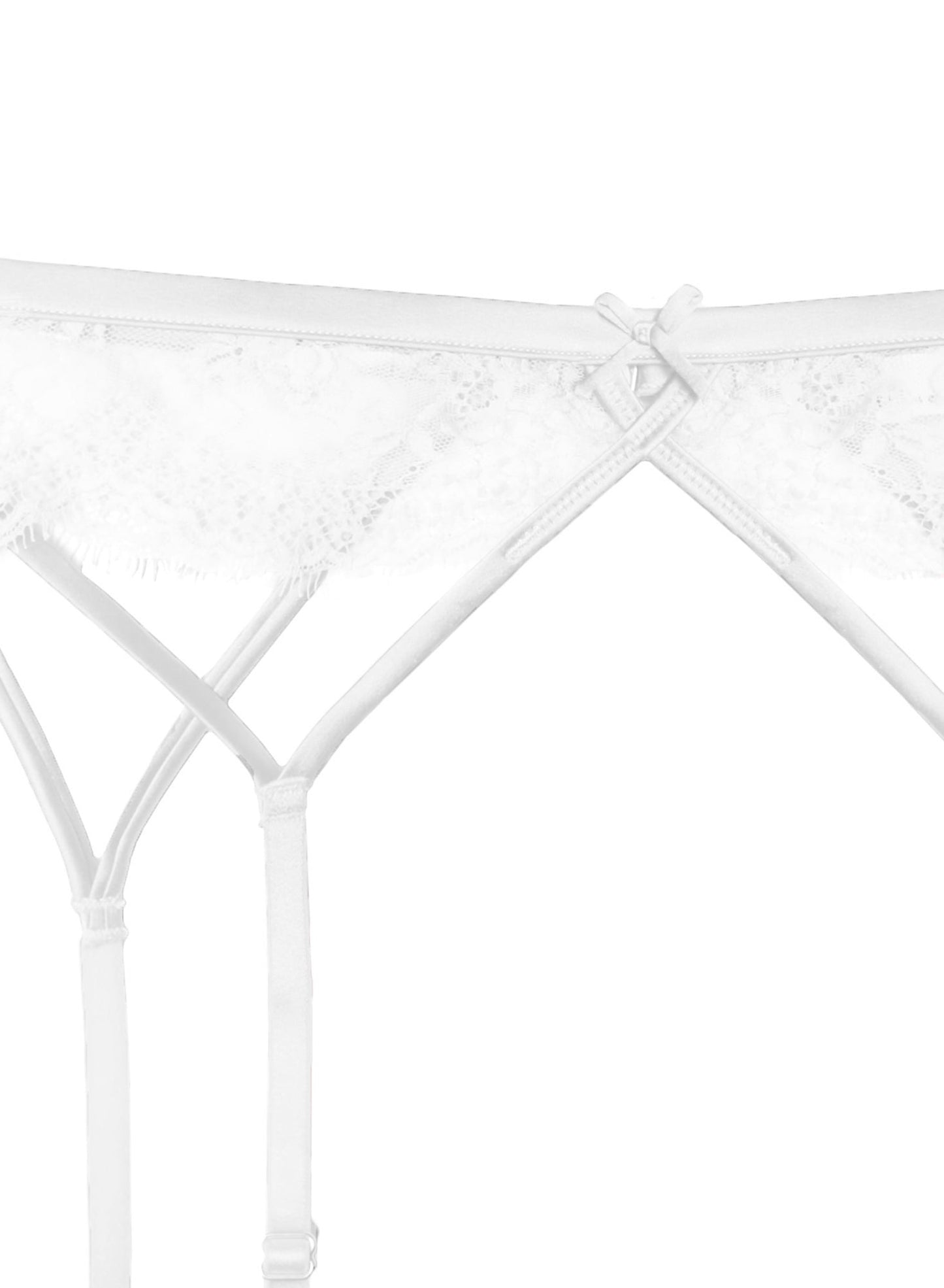 Ivory Lace Garter Belt