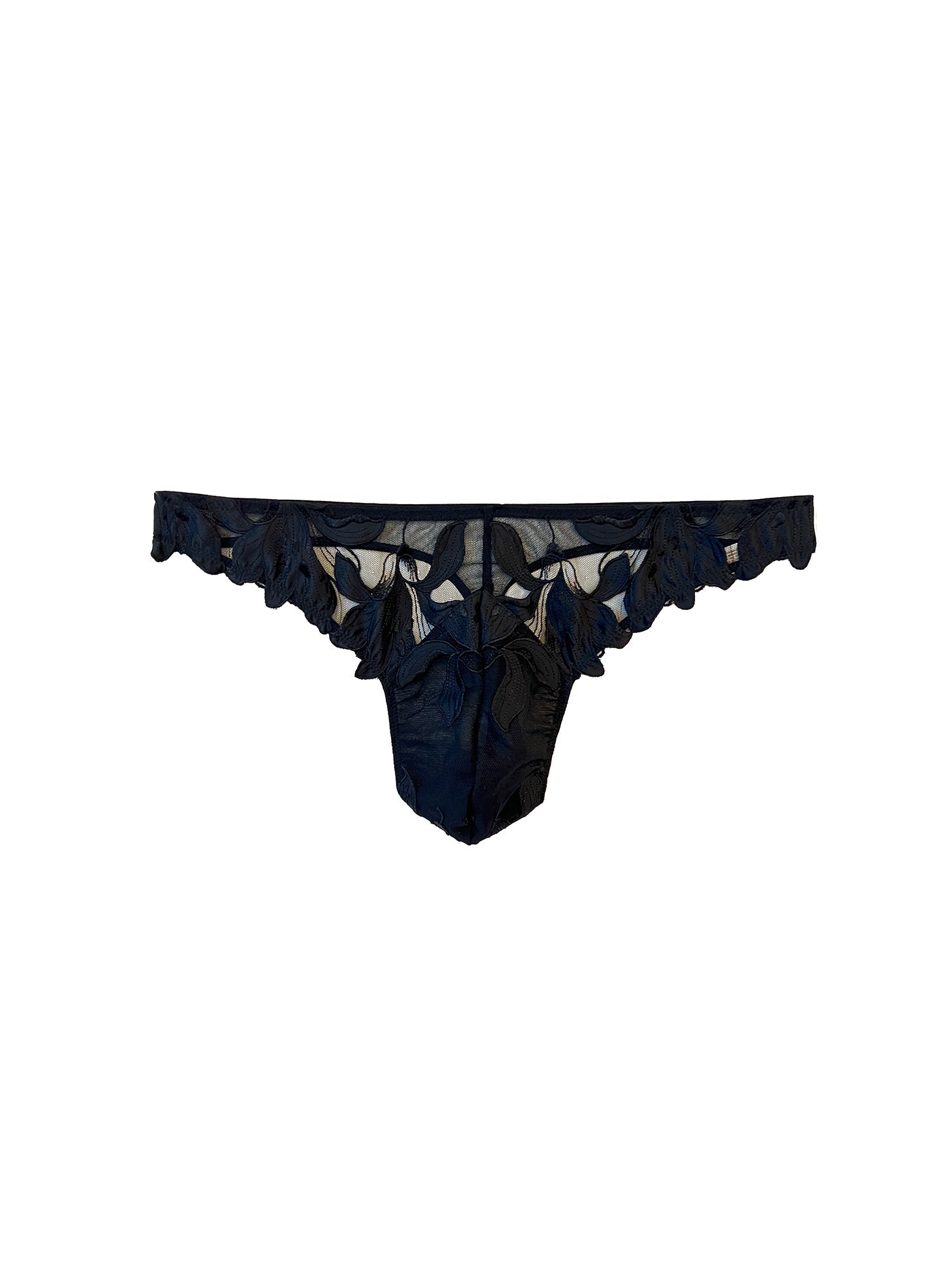 Men's Lily Embroidered Thong