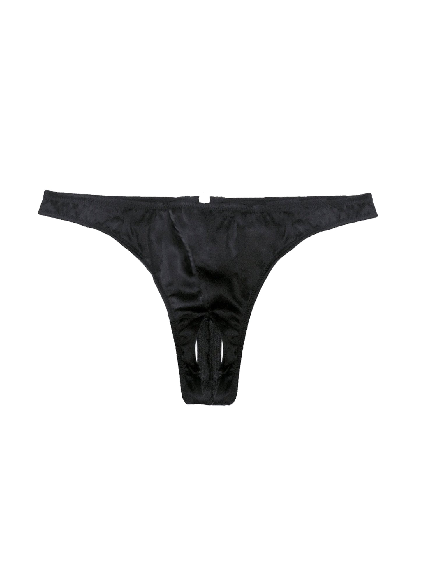 Sensual Black Luxe Thong