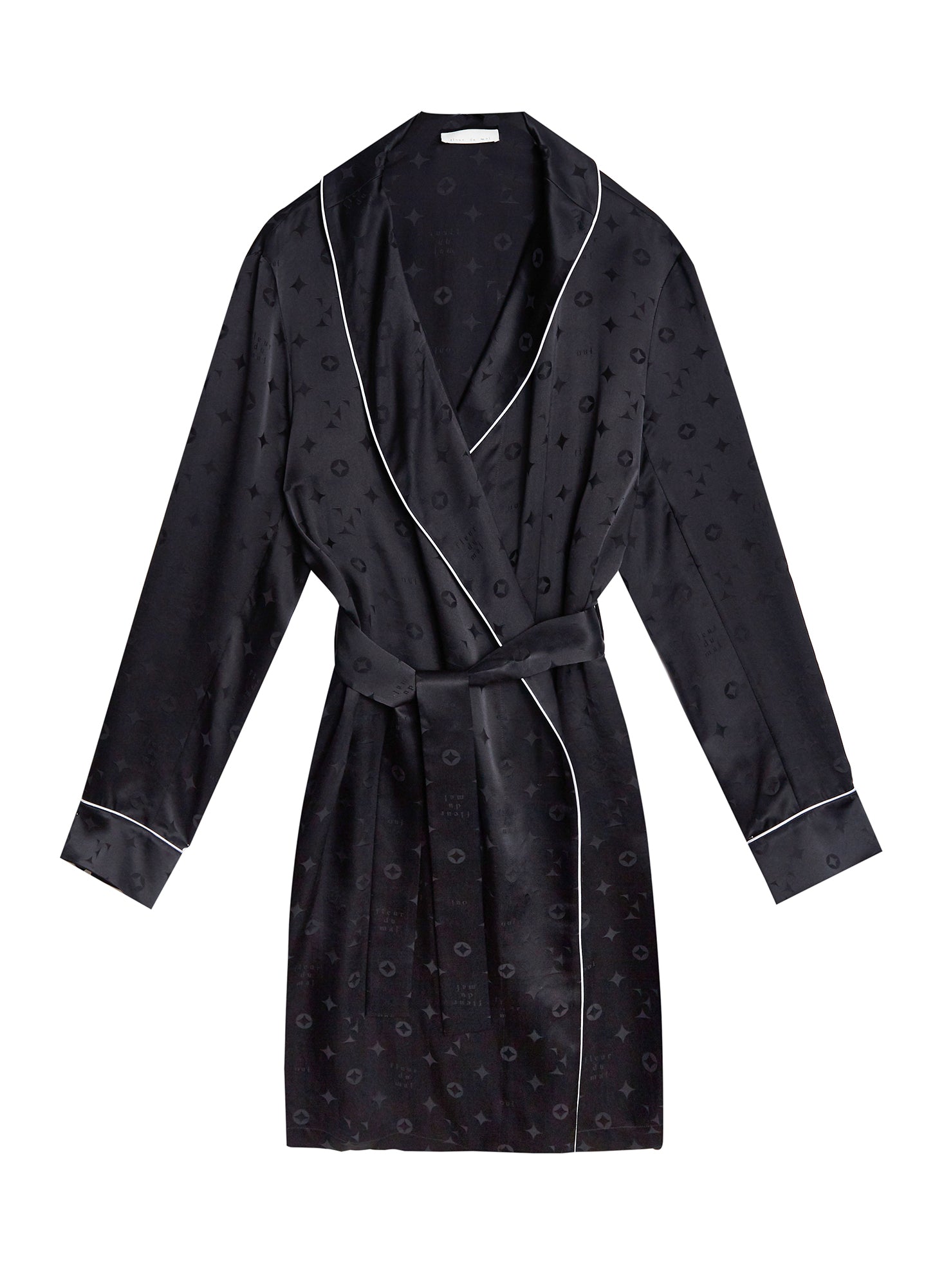 Luxurious Silk Jacquard Robe