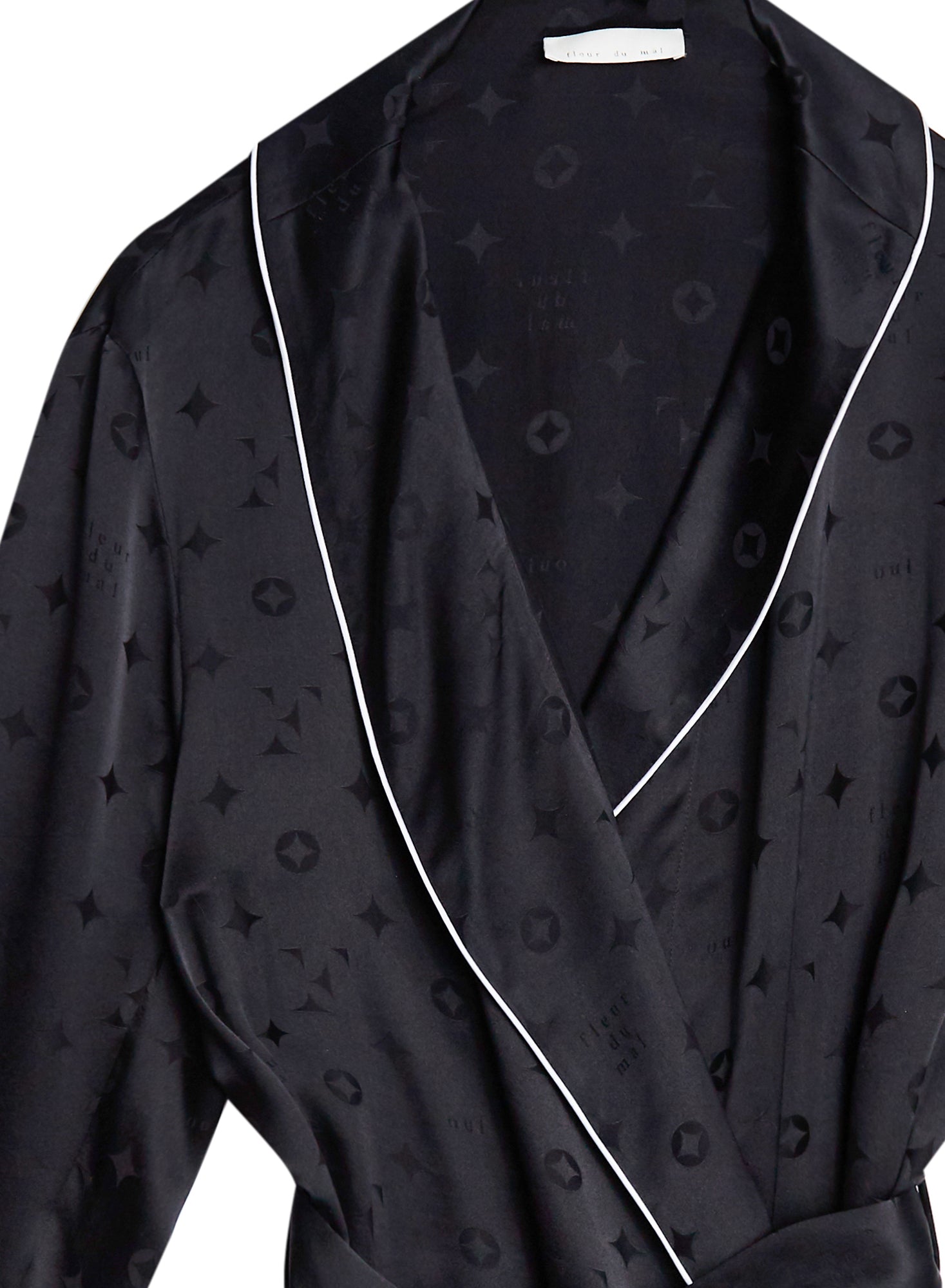 Luxurious Silk Jacquard Robe