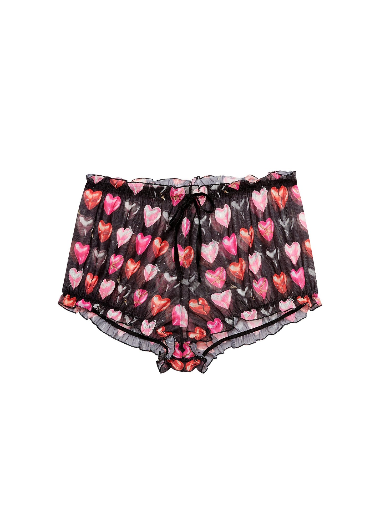 Ruched Mesh Heartbreaker Short