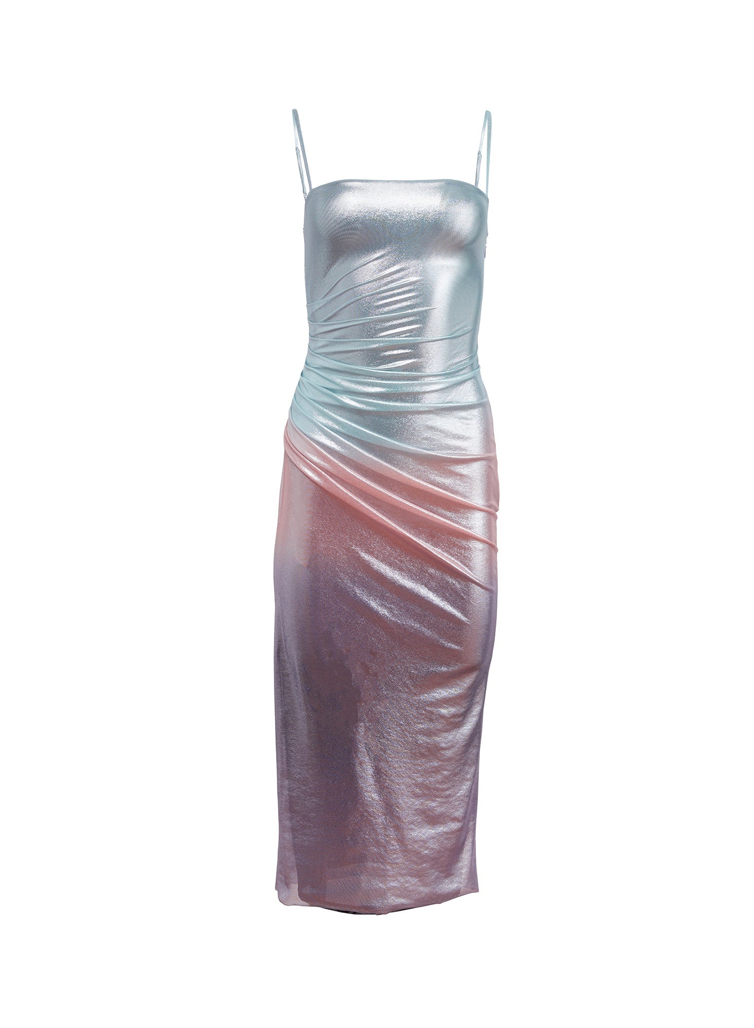 Ombré Shine Dress Blue Metallic