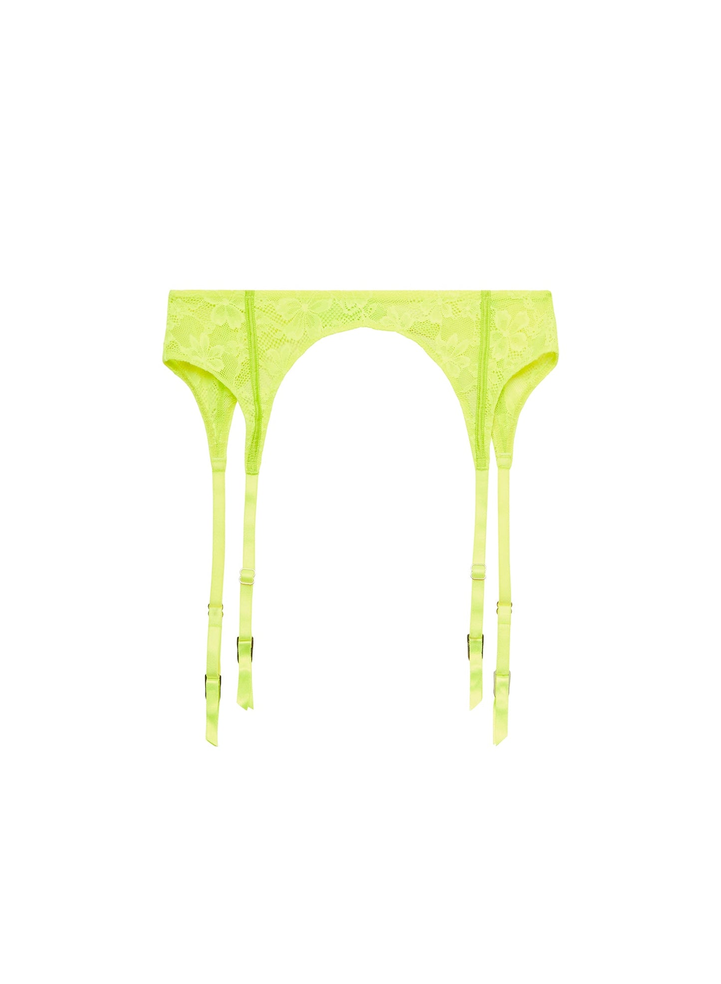 Le Stretch Neon Lace Garter Belt