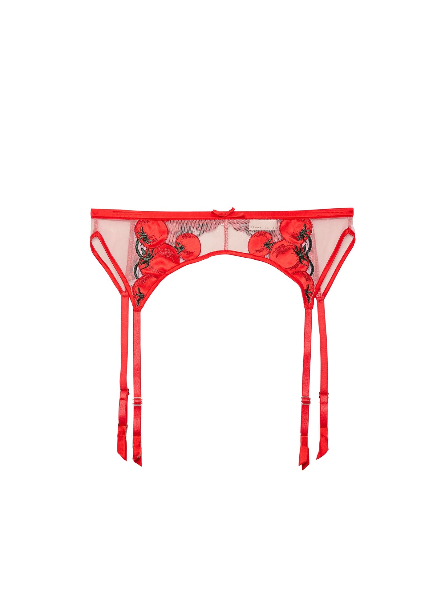 Pomodoro Embroidery Garter Belt