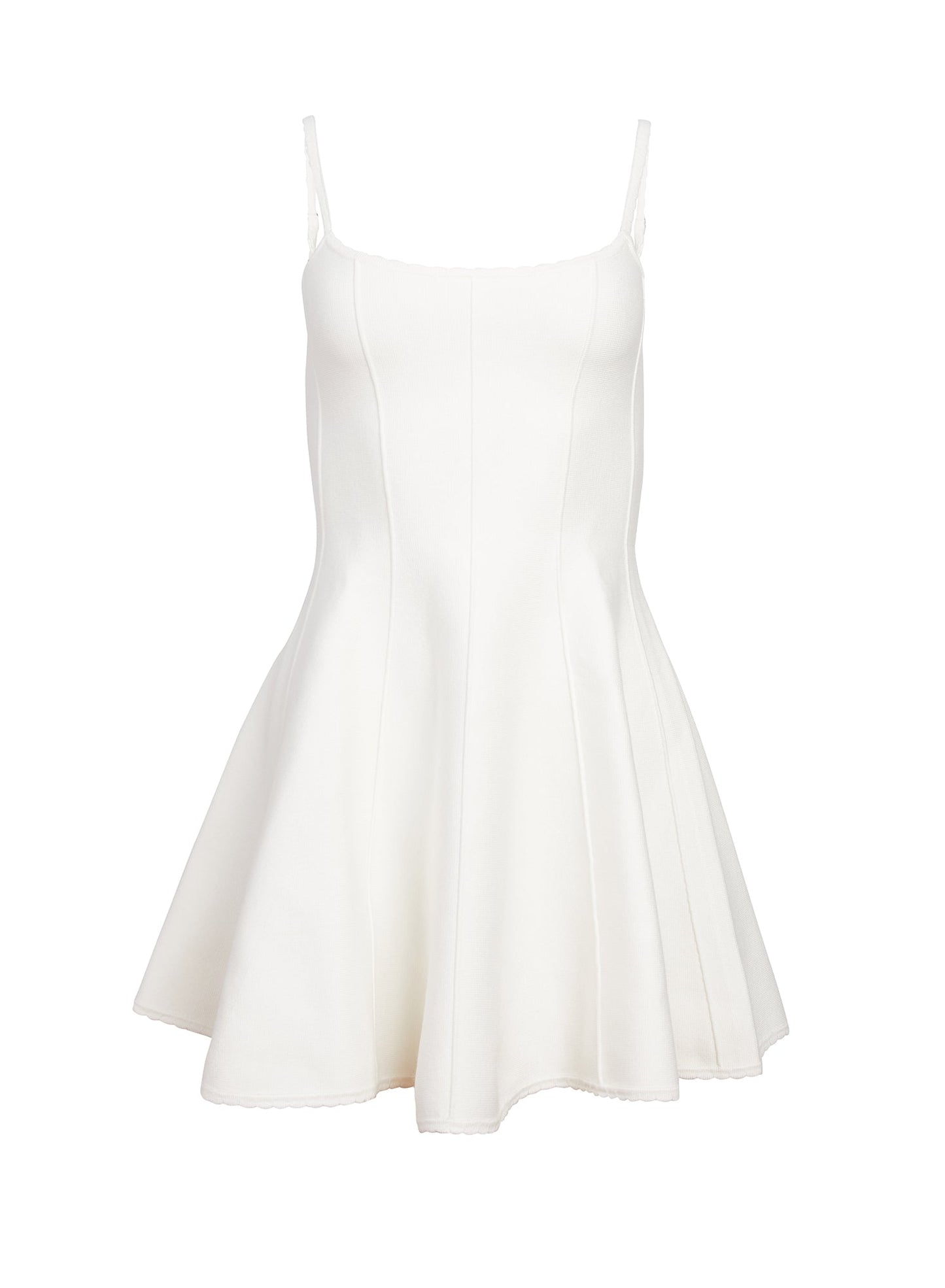 Flared Corset Dress Ivory