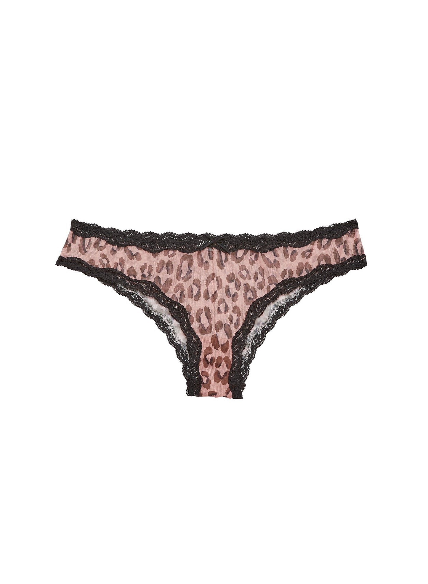 Sheer Leopard Tulle Bikini