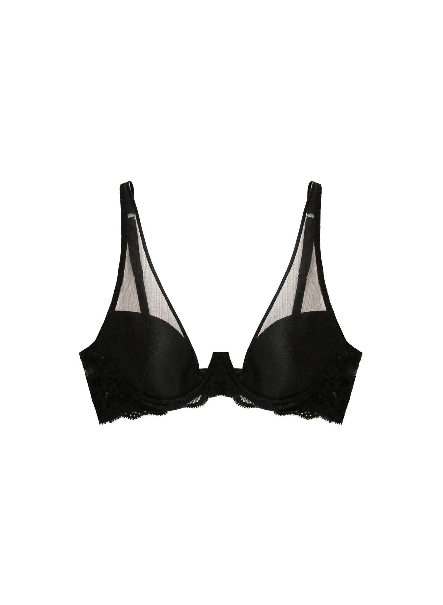 Sheer Overlay Demi Bra