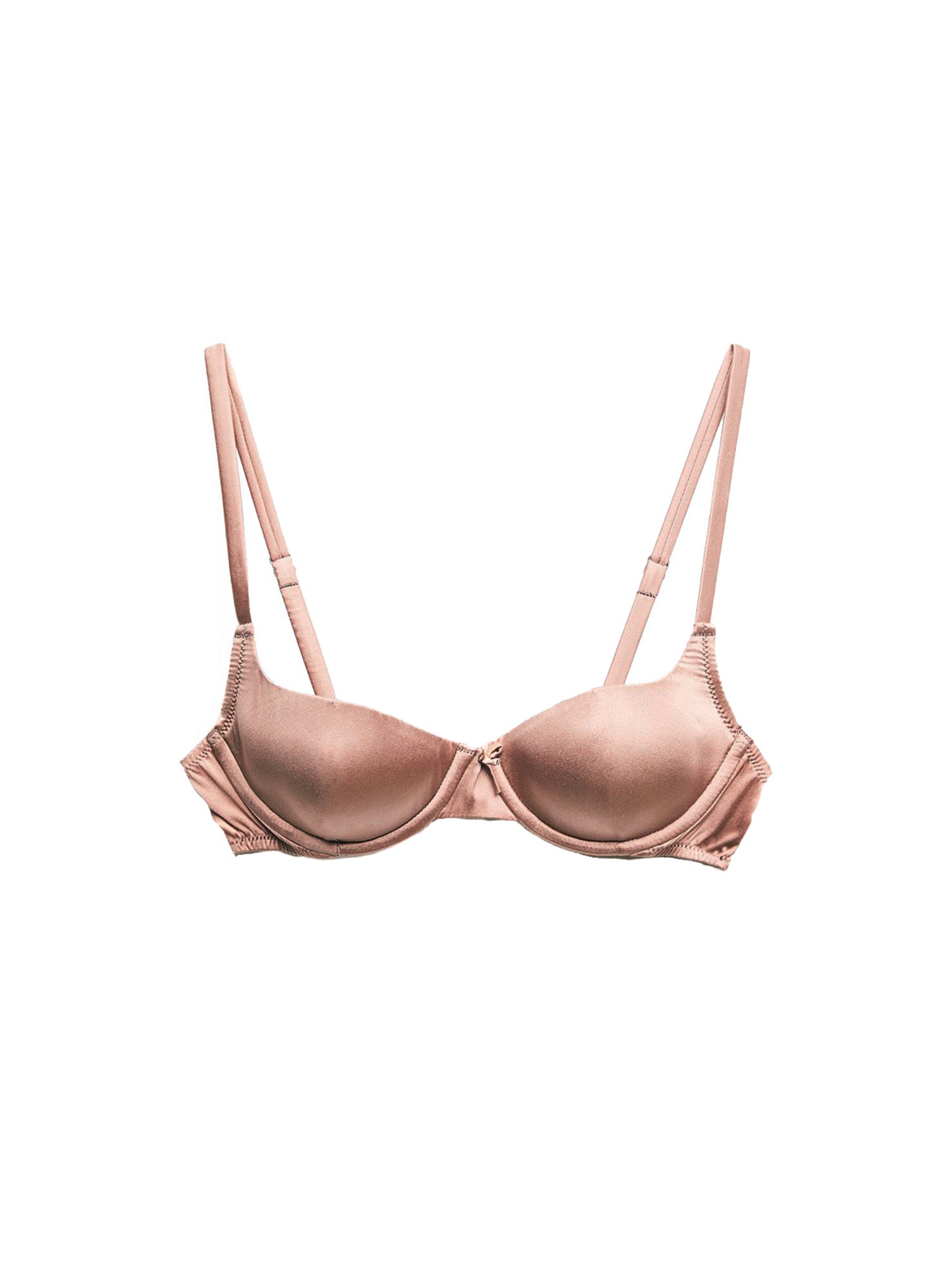 Seamless Luxe Balconette Bra Tan