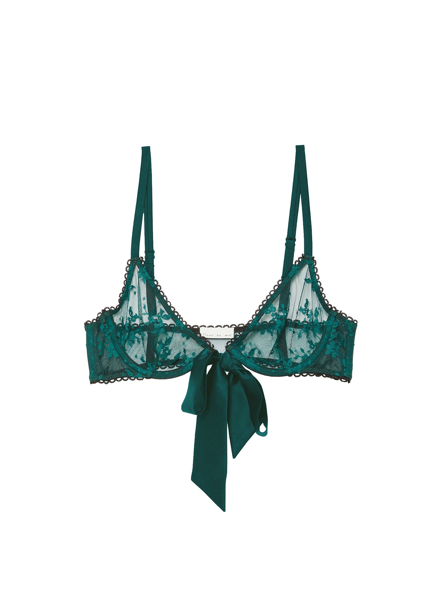 Crystal Teal Demi Bra